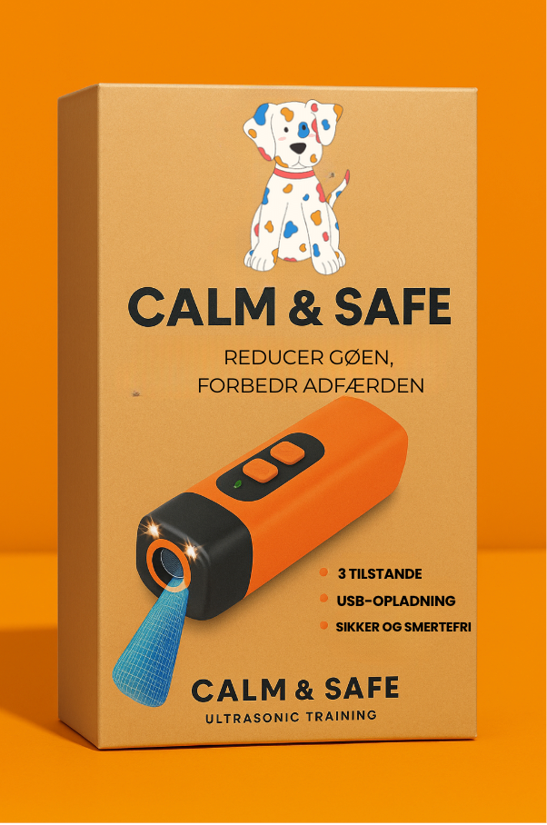 Calm & Safe™ – Ultralyd Træningsenhed mod Gøen