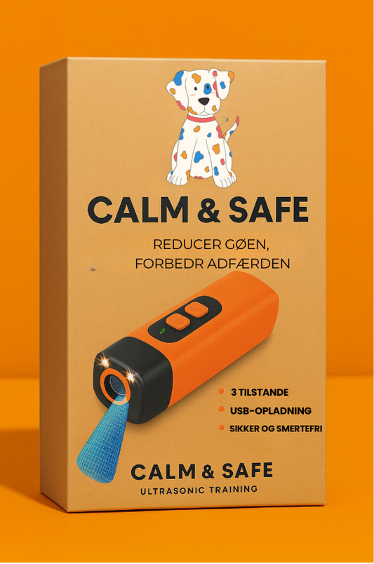 Calm & Safe™ – Ultralyd Træningsenhed mod Gøen